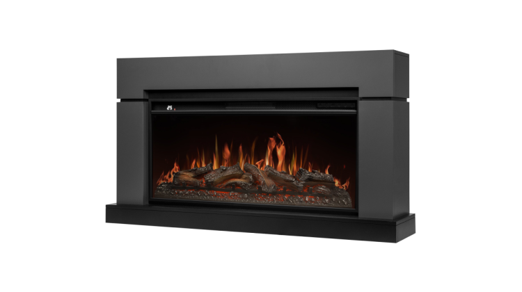 Каминокомплект: Очаг Royal Thermo Aurora RTFP/P-AR40LS, портал Lindos 42/40/36, графит